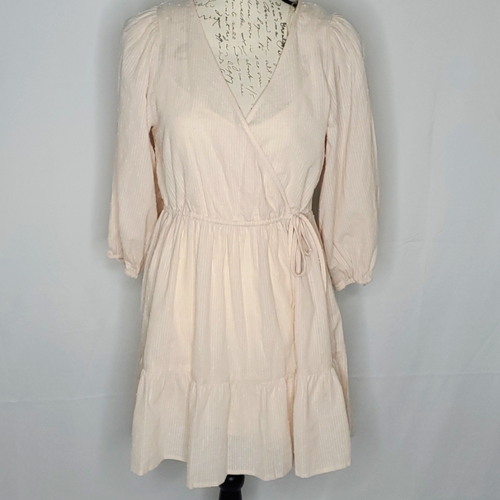 Entro Anthropologie Guest Brand Swiss Dot Babydoll Dress - Picture 3 of 15